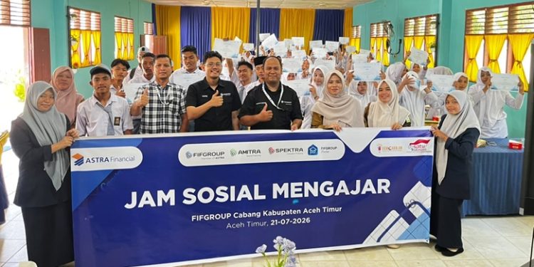 FIFGROUP Cabang Idi Rayeuk Gelar Program Jam Sosial Mengajar