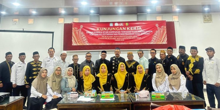 MAA Aceh Timur Sambut Tamu dari MAA dan DPRK Aceh Jaya