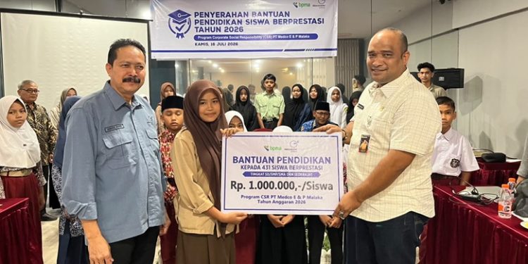 Medco E&P Malaka Salurkan Beasiswa bagi 431 Pelajar Berprestasi di Aceh Timur