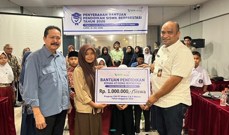 Medco E&P Malaka Salurkan Beasiswa bagi 431 Pelajar Berprestasi di Aceh Timur