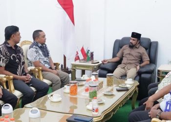 Terima Audiensi Bulog, Bupati Al- Farlaky Bahas Distribusi Beras