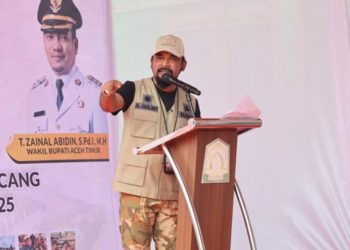 Bupati Al Farlaky Resmikan Pembangunan Hunian Sementara BNPB di Pante Bidari