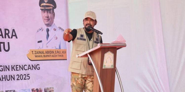 Bupati Al Farlaky Resmikan Pembangunan Hunian Sementara BNPB di Pante Bidari