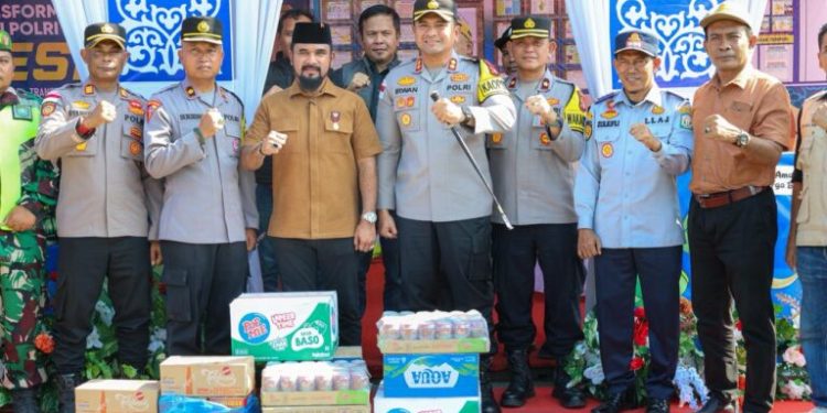 Bupati Al- Farlaky dan Kapolres Tinjau Pos Mudik Lebaran di Aceh Timur