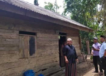 Baitul Mal Aceh Timur Bangun Rumah Ibu Aniati Bandrong