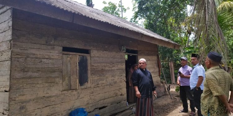 Baitul Mal Aceh Timur Bangun Rumah Ibu Aniati Bandrong