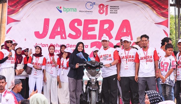 Ribuan Warga Aceh Timur Kembali Ramaikan Jalan Sehat Gembira Medco E&P Malaka