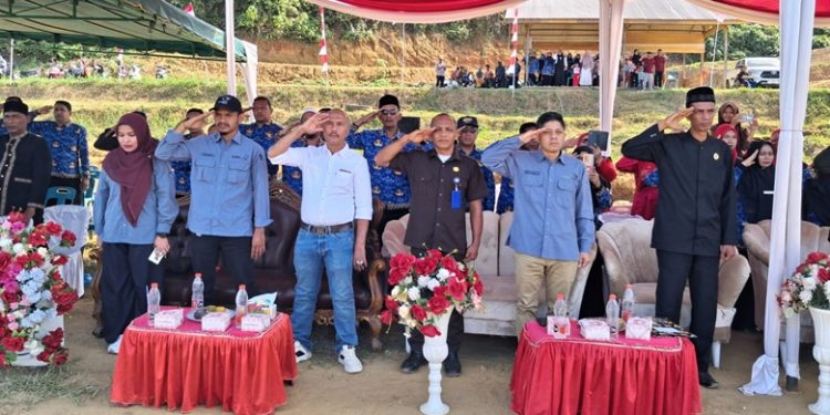 Semarak HUT RI Ke 81, Jajaran Medco E & P Malaka Ikuti Upacara Bendera