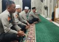 Kapolsek Nurussalam Safari Subuh Bersama Personel di Masjid Baitul Izati