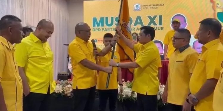 Putra Kelahiran Indra Makmur Nahkodai Partai Golkar Aceh Timur